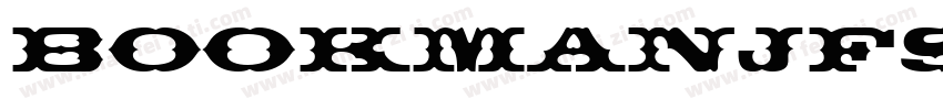 BookmanJFSwashA Regu字体转换